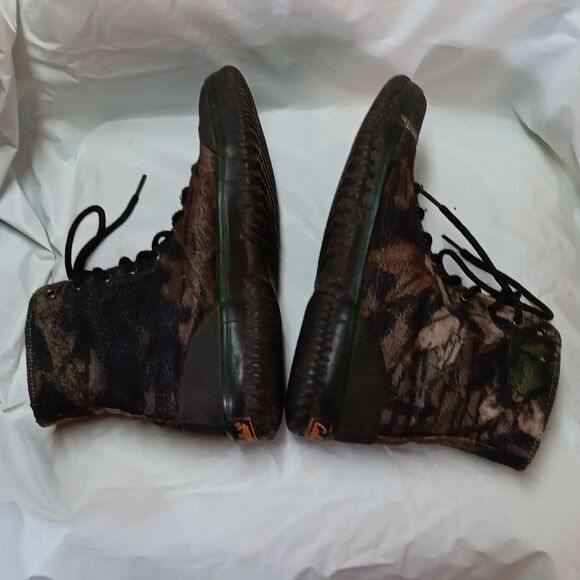Cabela\'s Camouflage Men\'s Shank Canvas Boots Size 10 Preowned main image 2